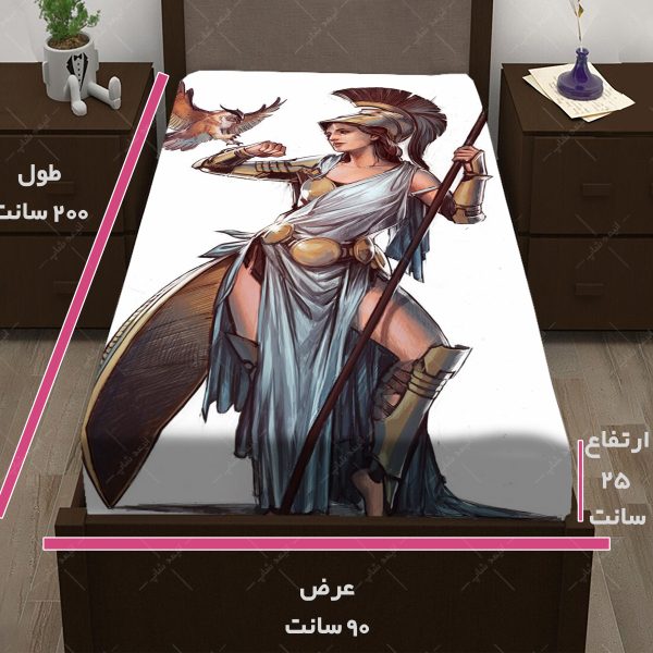 روتختی طرح بازی God of war کاراکتر ATHENA