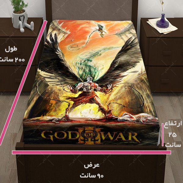 روتختی طرح بازی God of war کاراکتر KRATOS