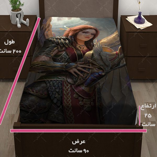 روتختی طرح بازی God of war کاراکتر FREYA