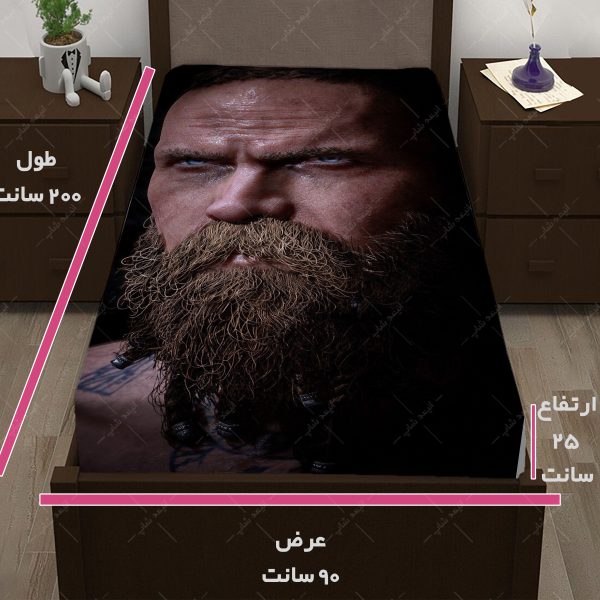 روتختی طرح بازی God of war کاراکتر BALDUR