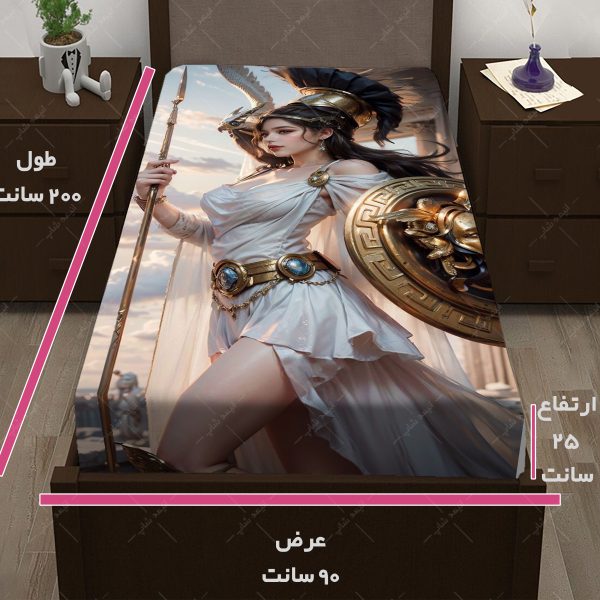 روتختی طرح بازی God of war کاراکتر ATHENA