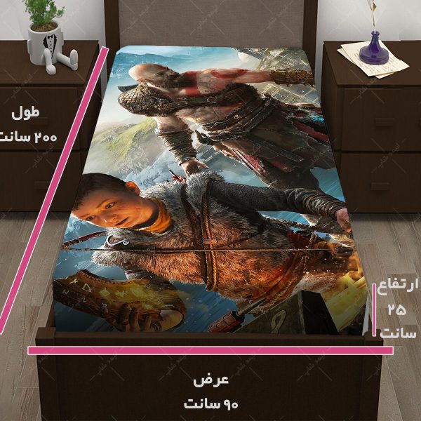 روتختی طرح بازی God of war کاراکتر KRATOS