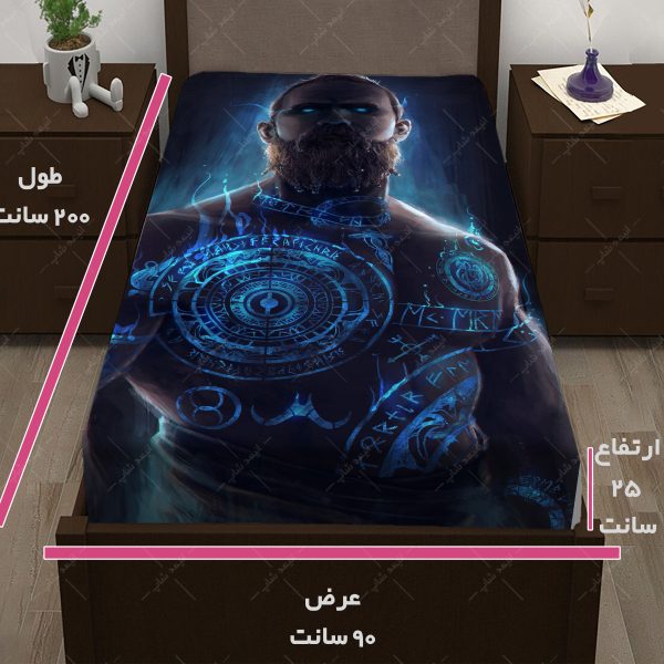 روتختی طرح بازی God of war کاراکتر BALDUR