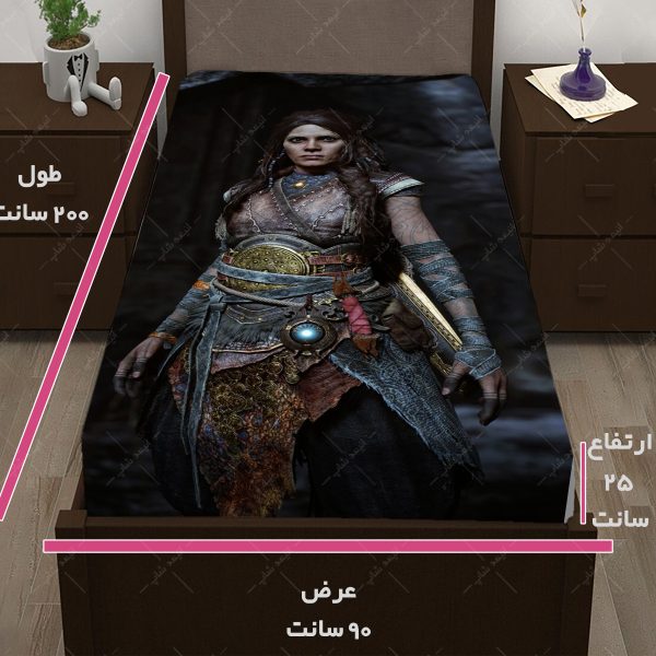 روتختی طرح بازی God of war کاراکتر FREYA