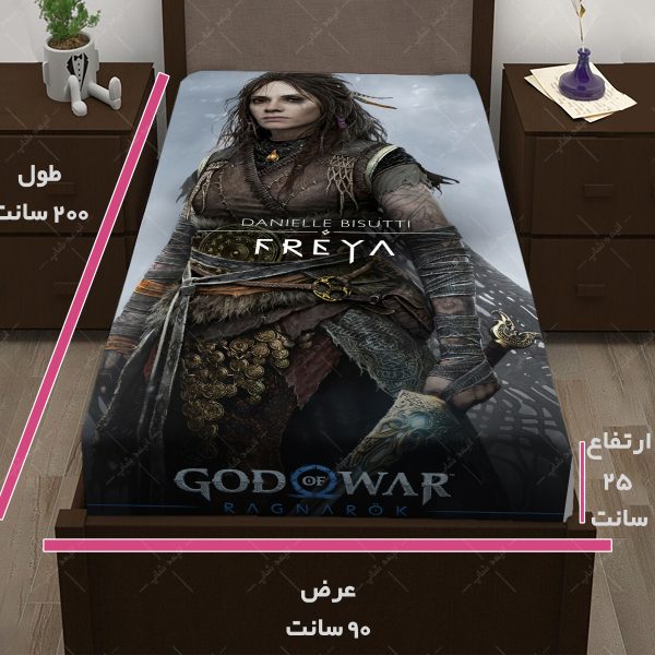 روتختی طرح بازی God of war کاراکتر FREYA