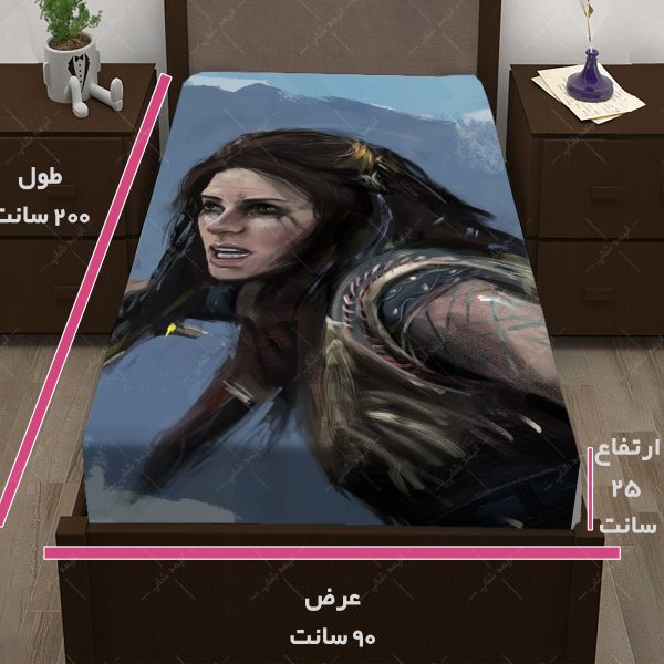 روتختی طرح بازی God of war کاراکتر FREYA