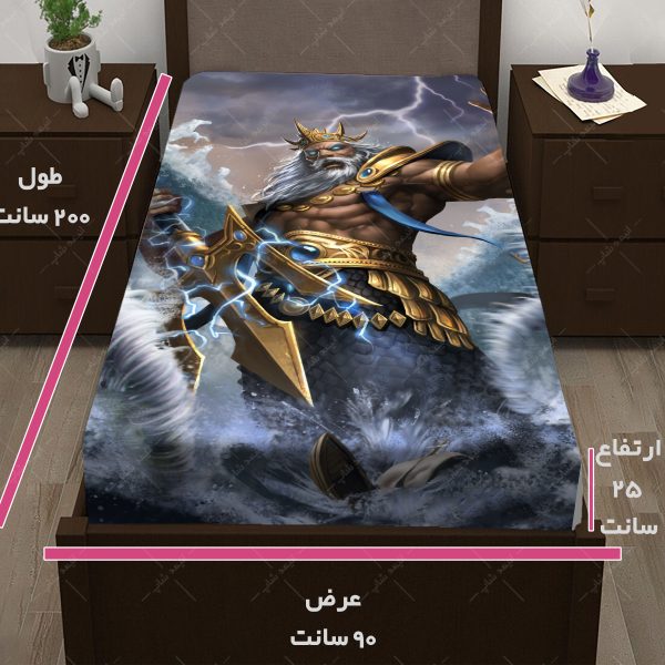 روتختی طرح بازی God of war کاراکتر POSEIDON