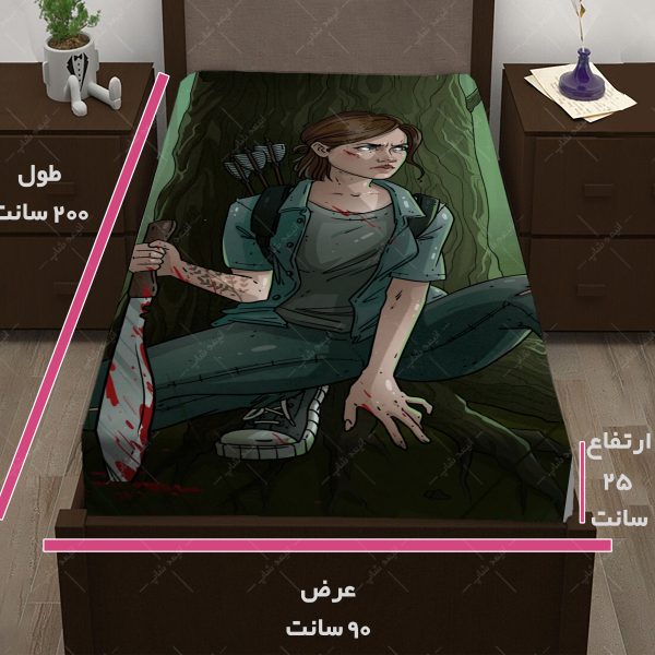 روتختی طرح بازی The last of us کاراکتر Ellie