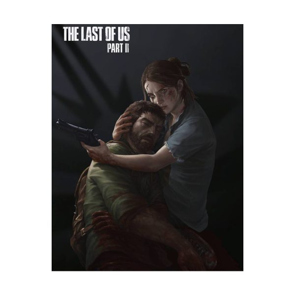 قاب MDF طرح بازی The last of us کد017