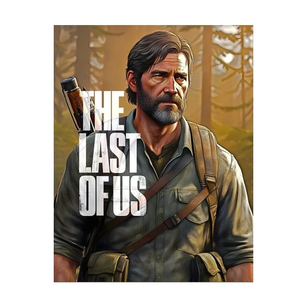 پوستر گلاسه طرح بازی The last of us کاراکتر JOEL