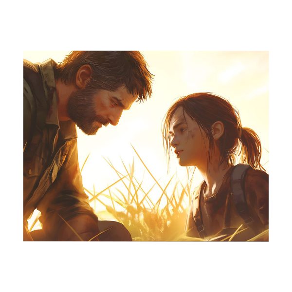 پوستر گلاسه طرح بازی The last of us کاراکتر JOEL