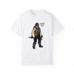 تیشرت سفید و ملانژ طرح بازی Gears Of War کد02