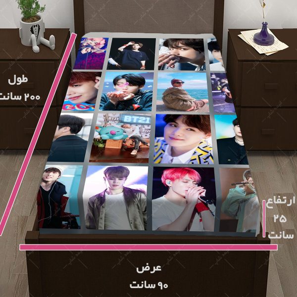 روتختی طرح گروه BTS کد11