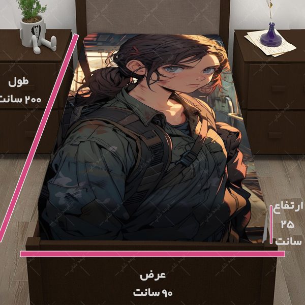 روتختی طرح بازی The last of us کاراکتر Ellie