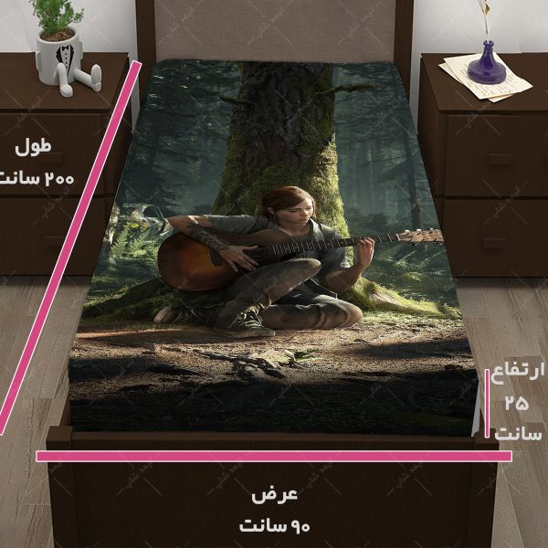 روتختی طرح بازی The last of us کاراکتر Ellie