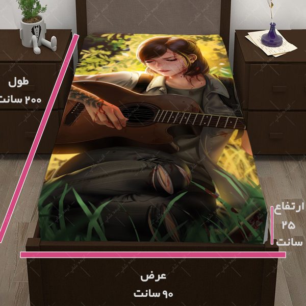 روتختی طرح بازی The last of us کاراکتر Ellie