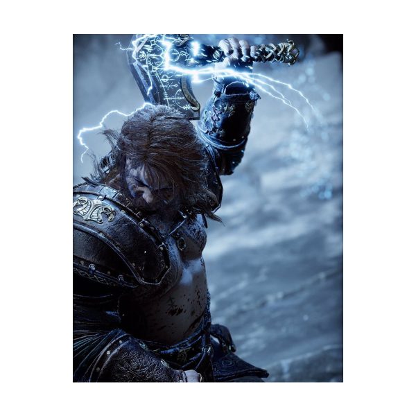 قاب MDF طرح بازی God of war کاراکتر THOR