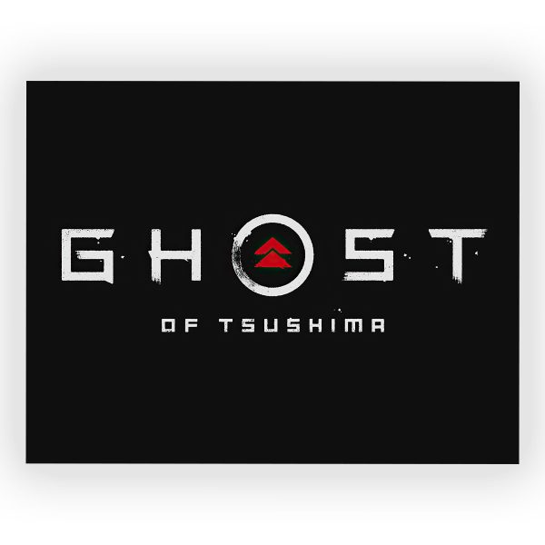 پوستر گلاسه طرح بازی Ghost of Tsushima کد23