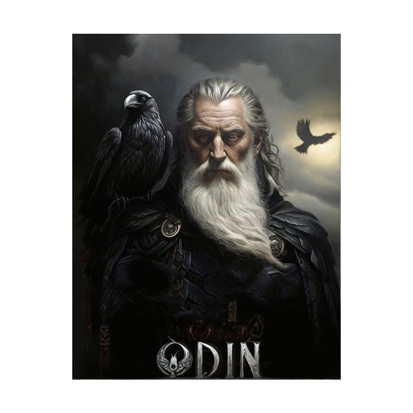 پوستر گلاسه طرح بازی God of war کاراکتر ODIN