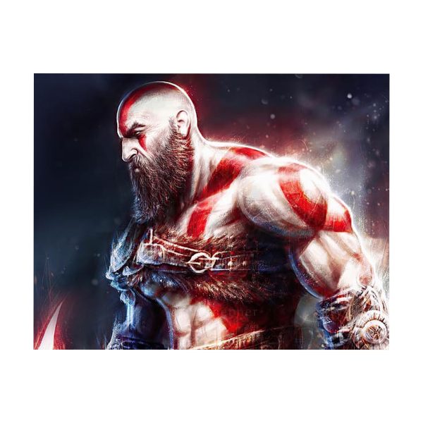 پوستر گلاسه طرح بازی God of war کاراکتر KRATOS