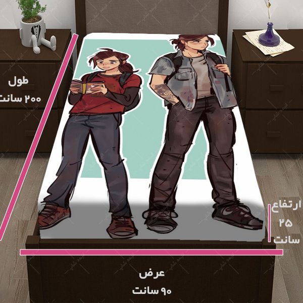 روتختی طرح بازی The last of us کاراکتر Ellie