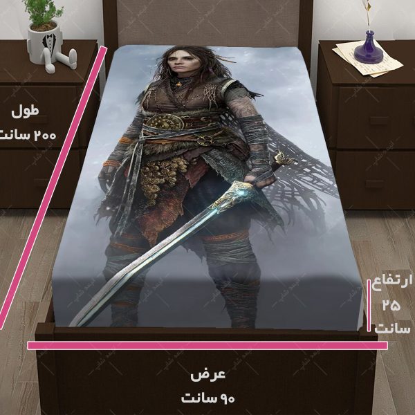 روتختی طرح بازی God of war کاراکتر FREYA