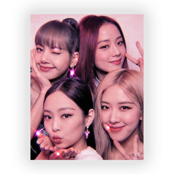 پوستر گلاسه طرح گروه Blackpink کد31