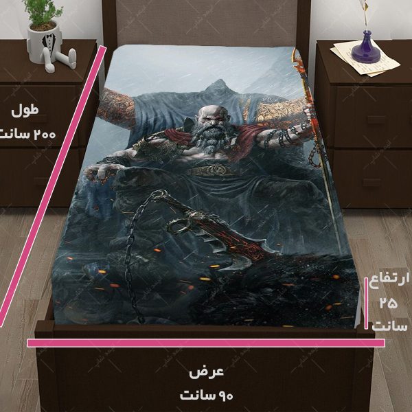 روتختی طرح بازی God of war کاراکتر KRATOS