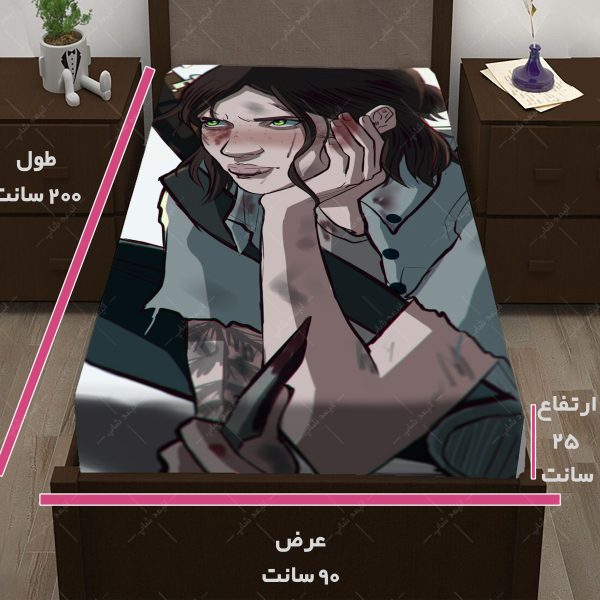 روتختی طرح بازی The last of us کاراکتر Ellie