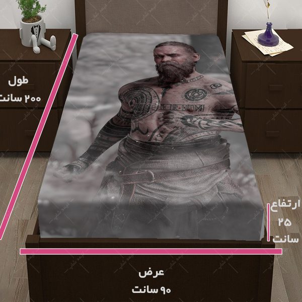 روتختی طرح بازی God of war کاراکتر BALDUR