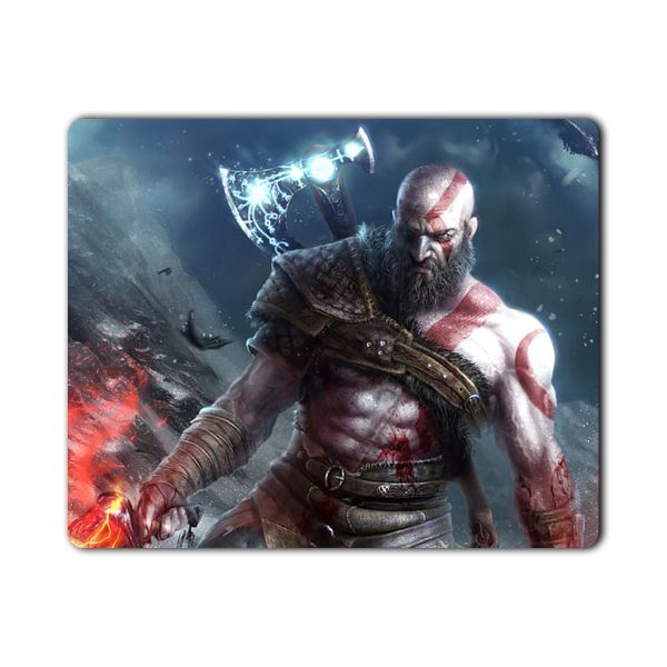 موس پد طرح بازی God of war کاراکتر KRATOS