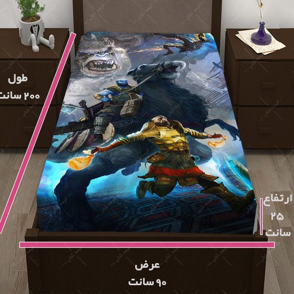 روتختی طرح بازی God of war کاراکتر BROK & SINDRI