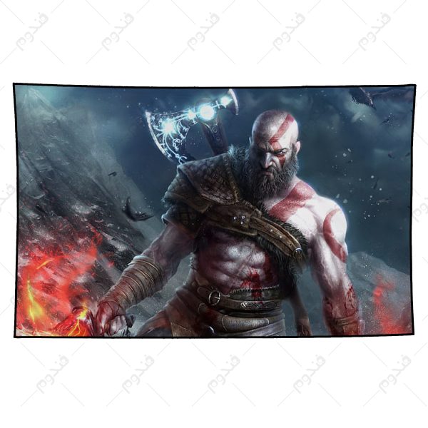 بکدراپ طرح بازی god of war شخصیت KRATOS