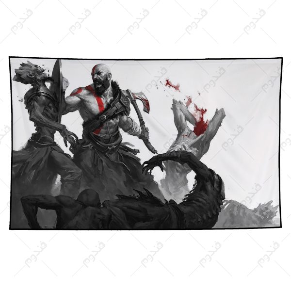 بکدراپ طرح بازی god of war شخصیت KRATOS