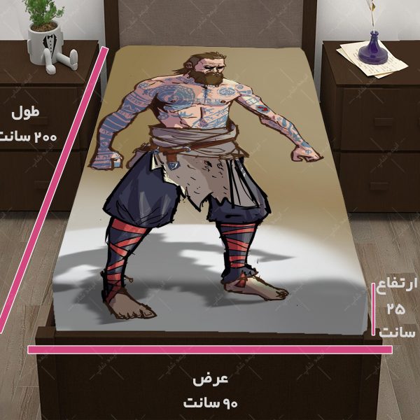 روتختی طرح بازی God of war کاراکتر BALDUR