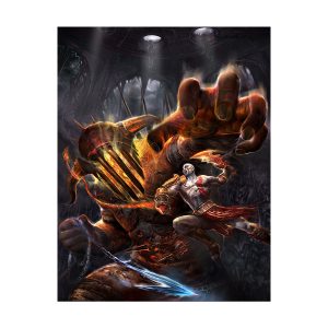 قاب MDF طرح بازی God of war کاراکتر HADES