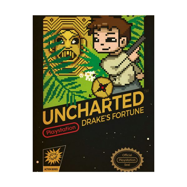 پوستر گلاسه طرح بازی Uncharted کد071