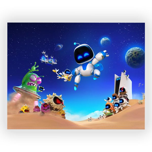 پوستر گلاسه طرح بازی Astro Bot کد01