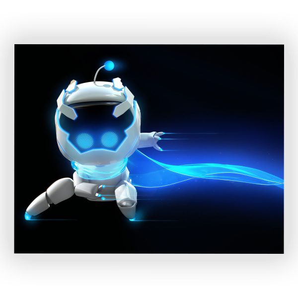 پوستر گلاسه طرح بازی Astro Bot کد03