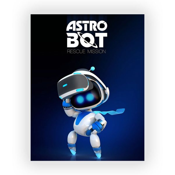 پوستر گلاسه طرح بازی Astro Bot کد04