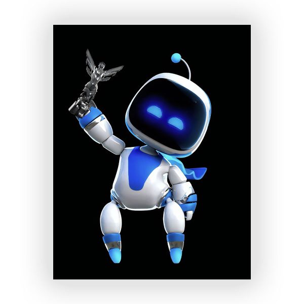 پوستر گلاسه طرح بازی Astro Bot کد11