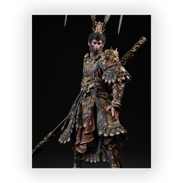 قاب MDF طرح بازی Black Myth Wukong کد07