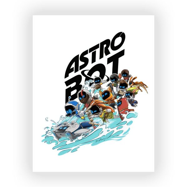 پوستر گلاسه طرح بازی Astro Bot کد19