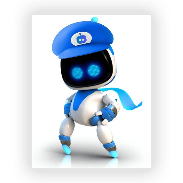 پوستر گلاسه طرح بازی Astro Bot کد25