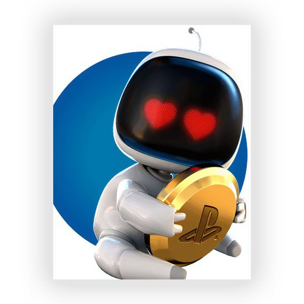 پوستر گلاسه طرح بازی Astro Bot کد26