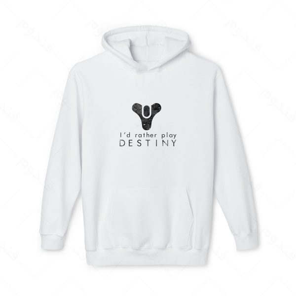 هودی سفید و ملانژ طرح بازی Destiny کد01