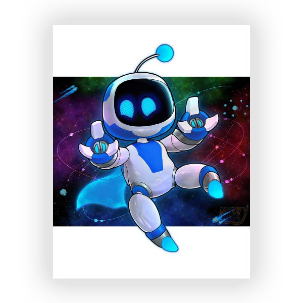 پوستر گلاسه طرح بازی Astro Bot کد29