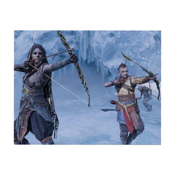 پوستر گلاسه طرح بازی God of war کاراکتر FREYA