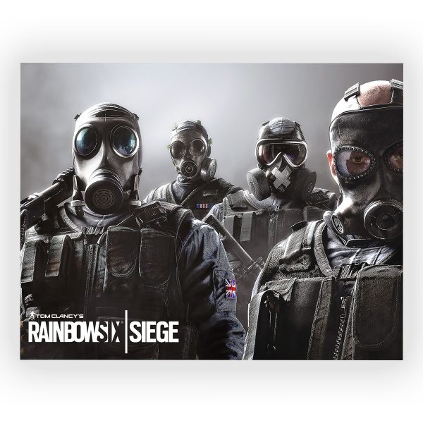 قاب MDF طرح بازی Rainbow Six Siege کد02