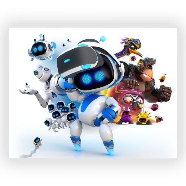 پوستر گلاسه طرح بازی Astro Bot کد41